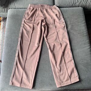 TNA Dusty Rose Track Pants with Side Stripe